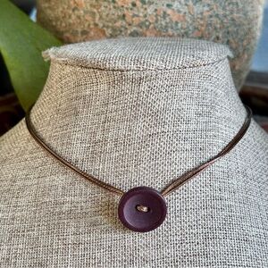 Grunge Button Choker